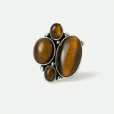 Anillo Jenovieve Ojo de Tigre Talla 10