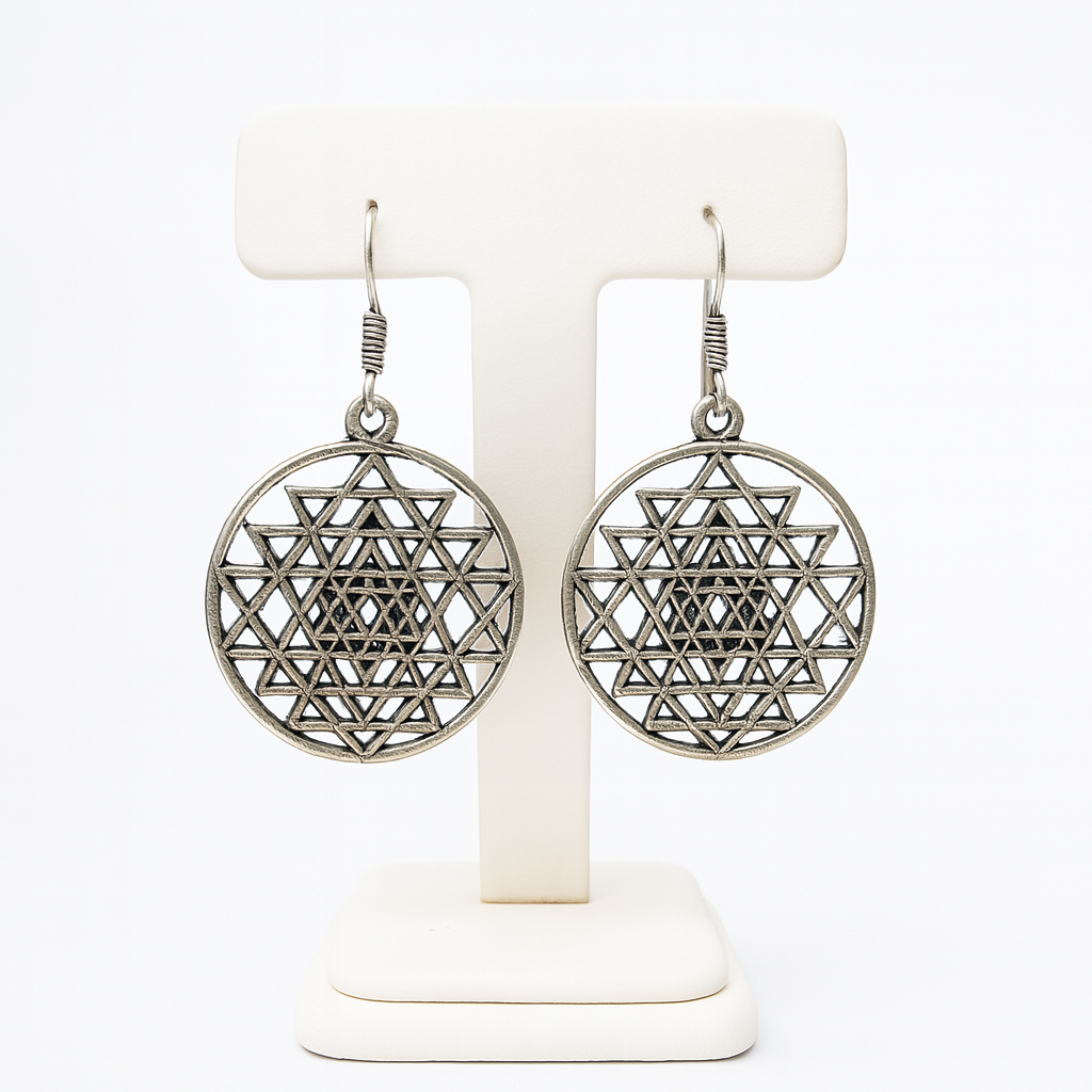 Aros Royal Sri Yantra Plateado