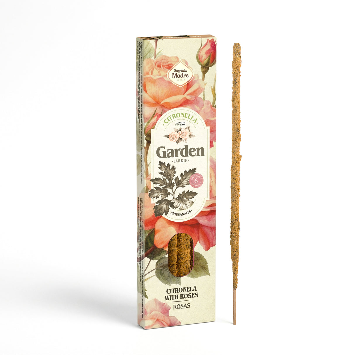 Sahumerio Garden Citronella - Rosas