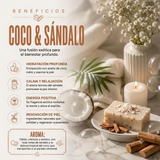 Jabón Aromático Armonía Coco Sándalo 150 Gr