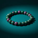 Pulsera Zoisita Rubi 8mm