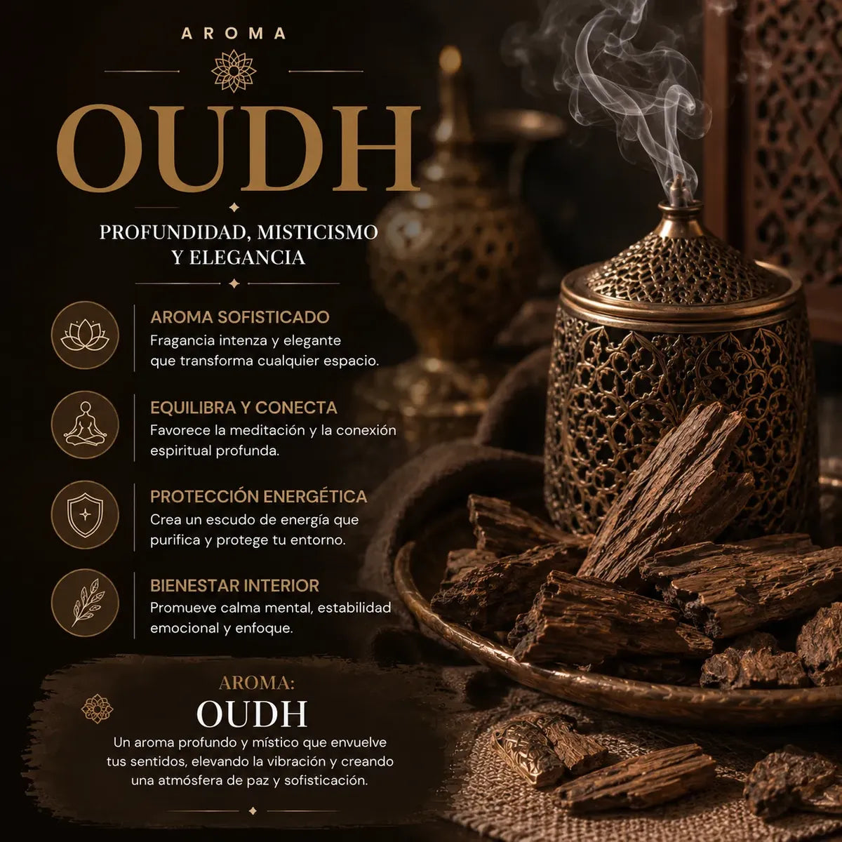 Incienso Duo Nag Champa y Arabian Oudh
