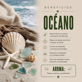 Incienso Brisa Marina con Piedras de Amazonita