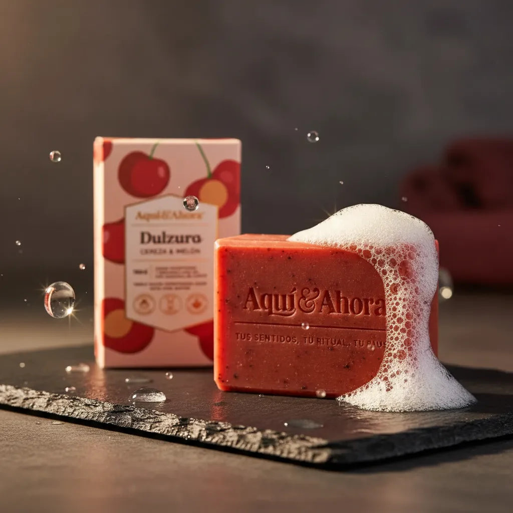 Jabón Aromático Dulzura Cereza Melón 150 Gr
