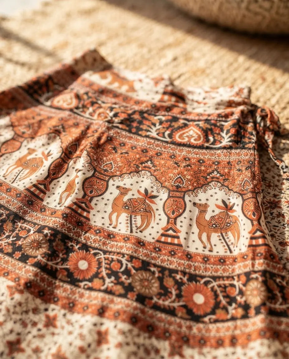 Falda Envolvente Dulari Naranja