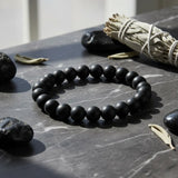 Pulsera Agata Negra 8mm