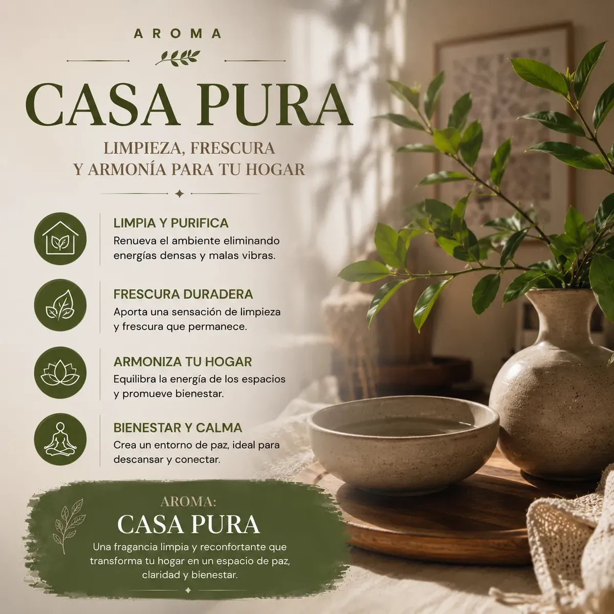 Incienso Casa Pura