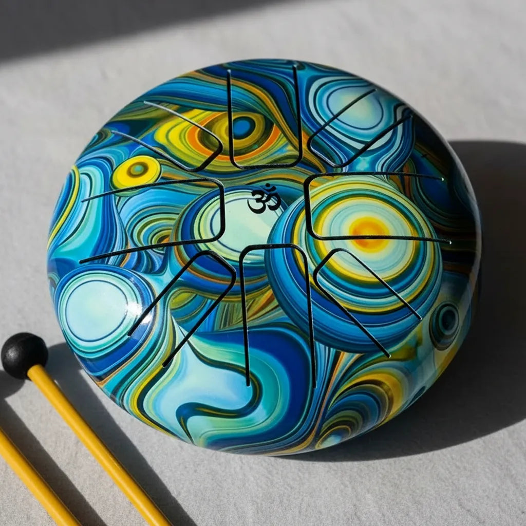 Hand Drum Aura Azul 21 cm