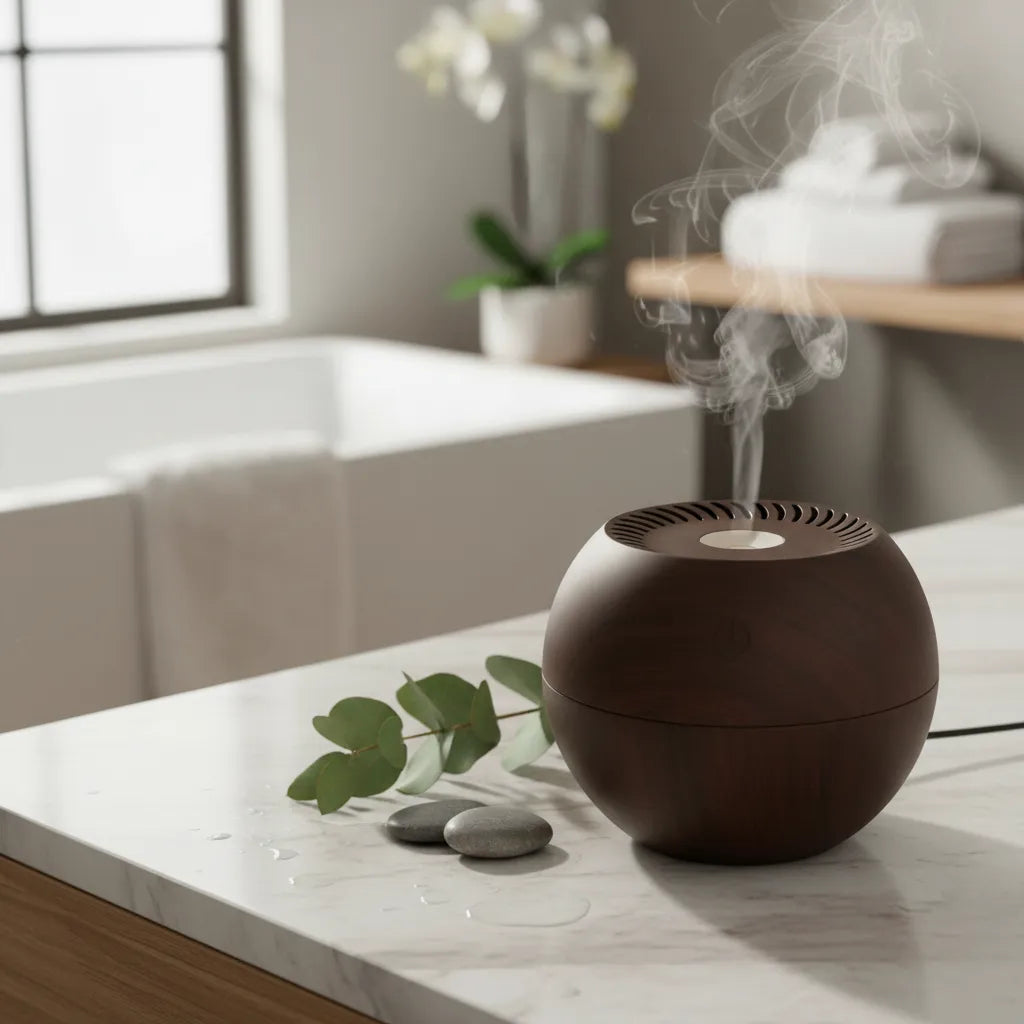 Humidificador Esfera Fan Dark Brown 130 mL