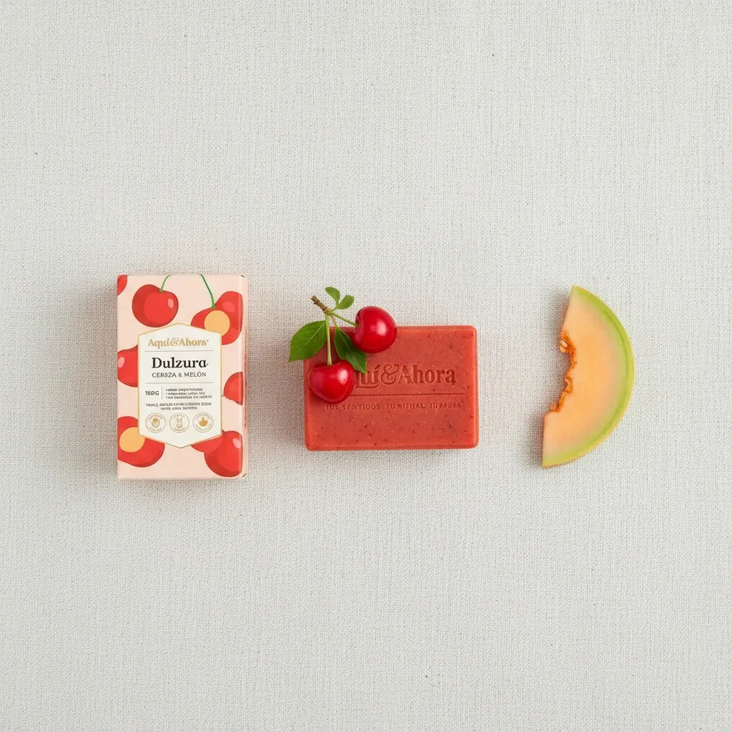 Jabón Aromático Dulzura Cereza Melón 150 Gr