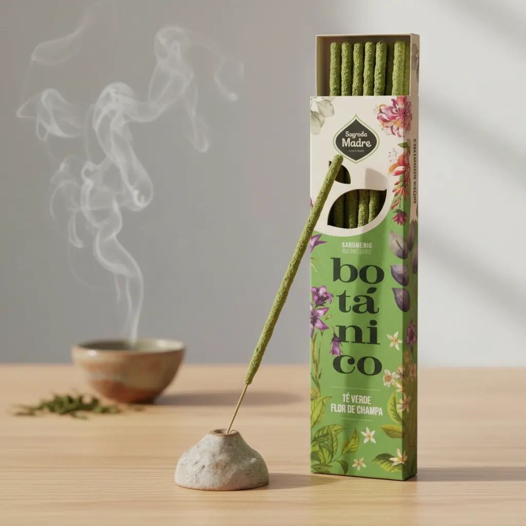 Sahumerio Botánico Té Verde y Champa
