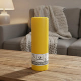 Velón Liso 7 Días Amarillo