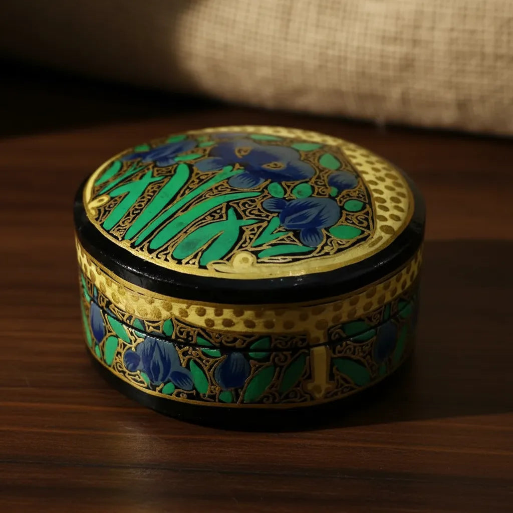 Cajita Redonda Dorado