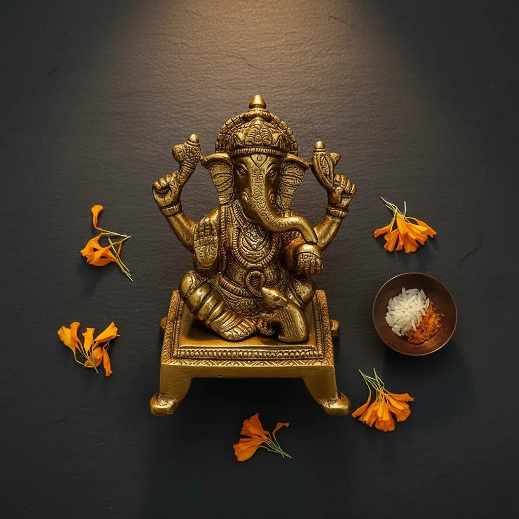 Ganesh Bronce 10 cm