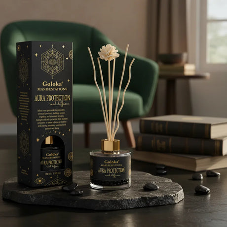 Difusor de Varilla Pachulí con Obsidiana Negra 100 mL