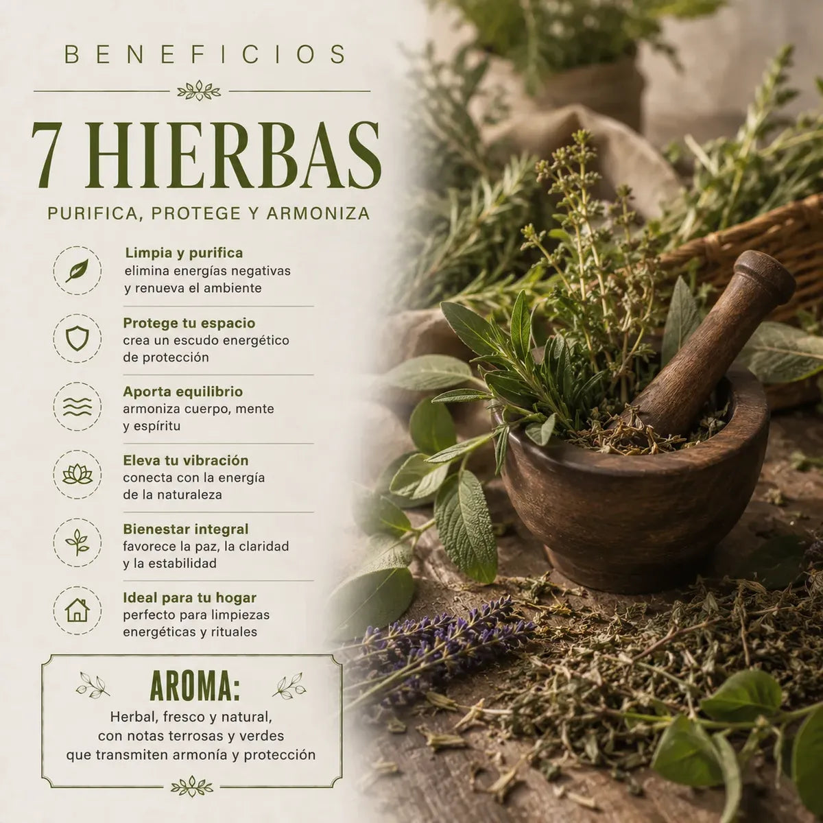 Incienso Golden Nag 7 Hierbas