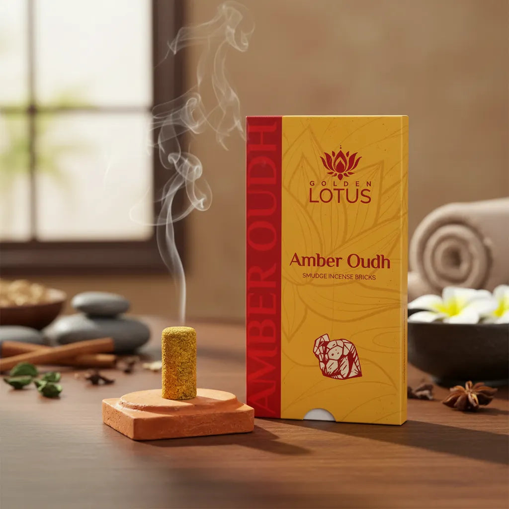 Ladrillos de Incienso Amber Oudh
