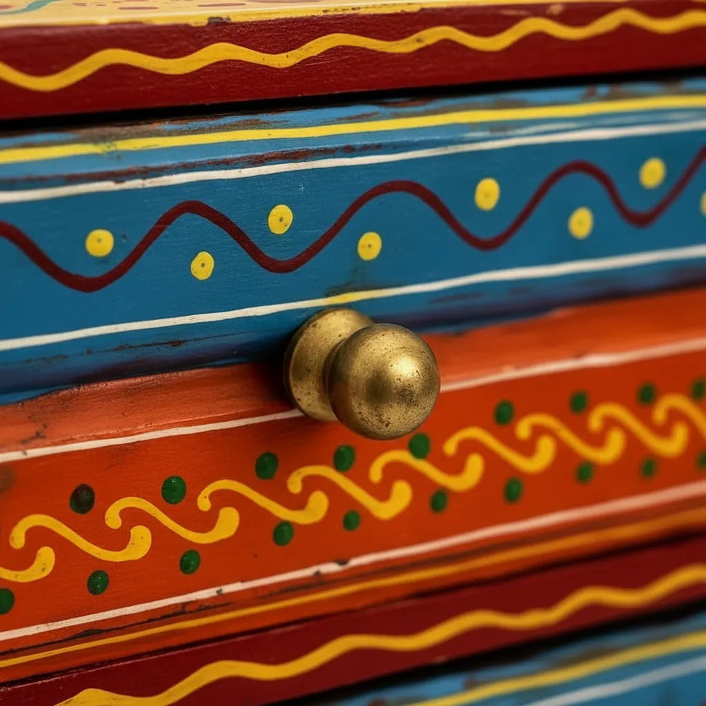 Cajonera Fiesta de Colores 4 Cajones