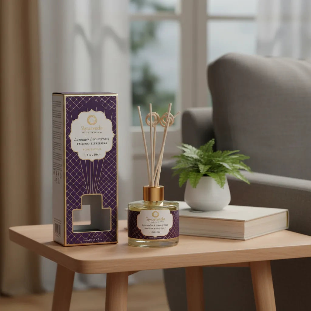 Difusor de Varilla Ayurveda Lavanda y Lemongrass 120 mL