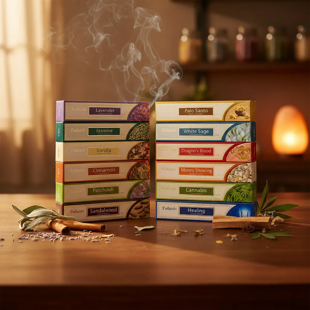 Pack Incienso Tulasi Premium