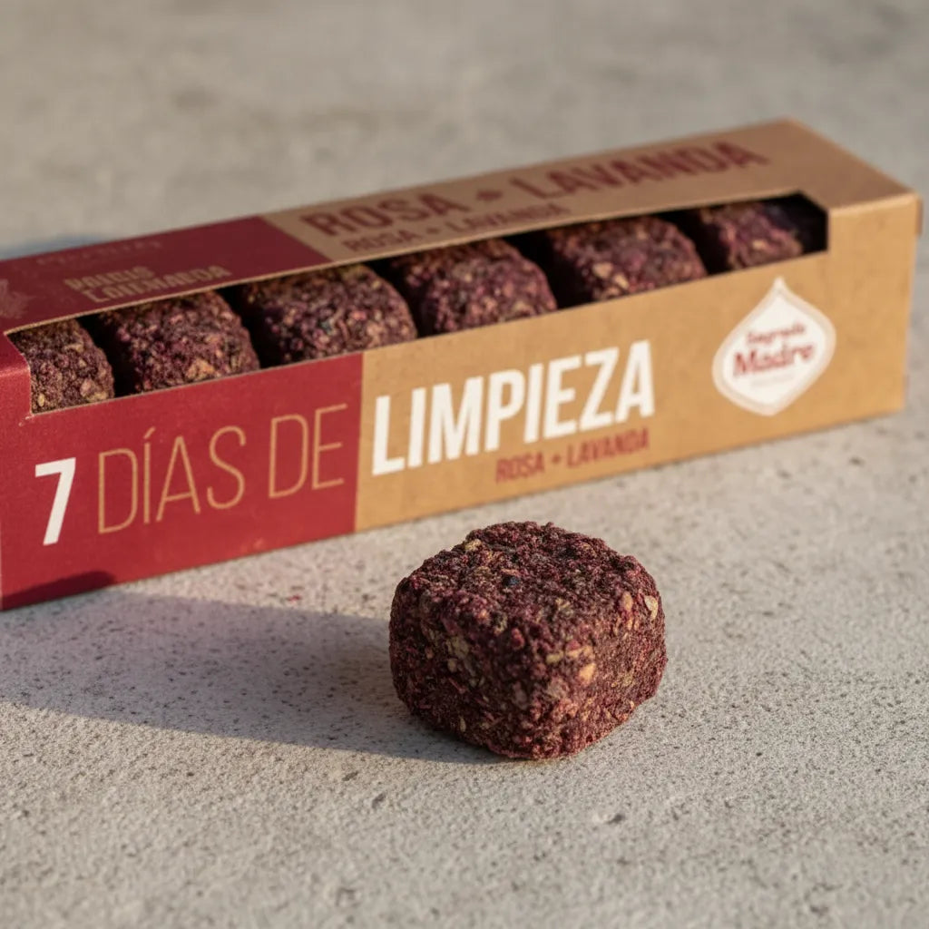 Pastillas 7 Dias de Limpieza Rosa y Lavanda