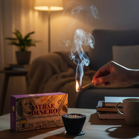 Copitas de Incienso Atrae Dinero 24 copas