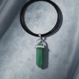 Collar de Punta Aventurina Verde