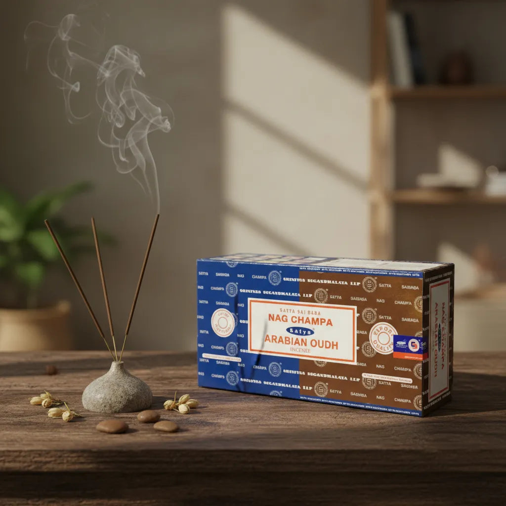 Incienso Duo Nag Champa y Arabian Oudh