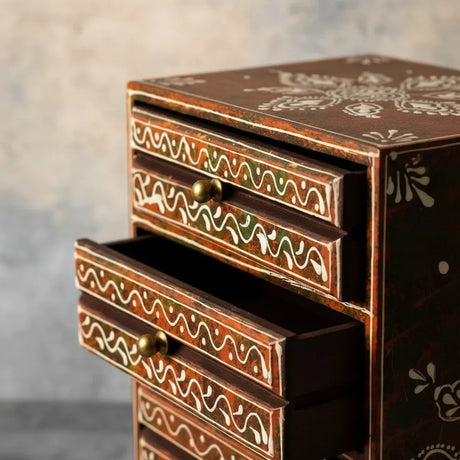 Cajonera Esmeralda Carmesí 4 Cajones