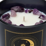 Vela Luna Purificadora con Piedras 120g