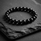 Pulsera Agata Negra 8mm