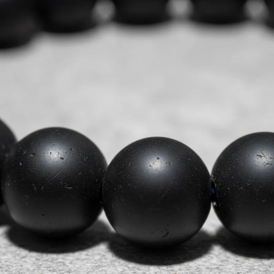 Pulsera Agata Negra 8mm