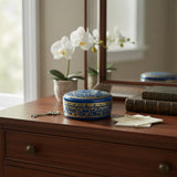 Mini Cajita Oval Azul