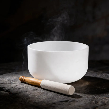 Cuenco Tibetano Cuarzo 10 Pulgadas Nota MI