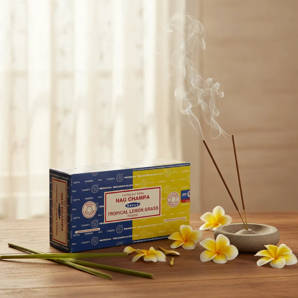 Incienso Duo Nag Champa y Tropical Lemongrass