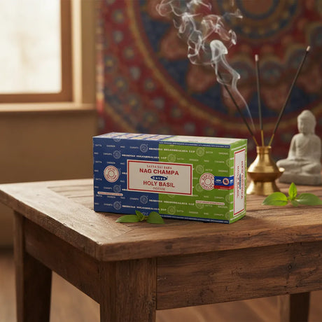 Incienso Duo Nag Champa y Holy Basil
