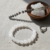 Pulsera Cuarzo Blanco 8mm