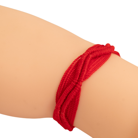 Pulsera Hilo Rojo Protección Zig Zag