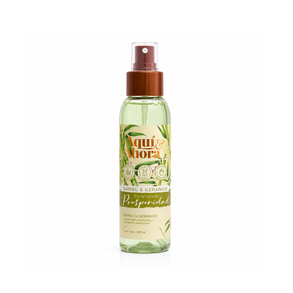 Body Splash Prosperidad Bambu Geranios 125 mL