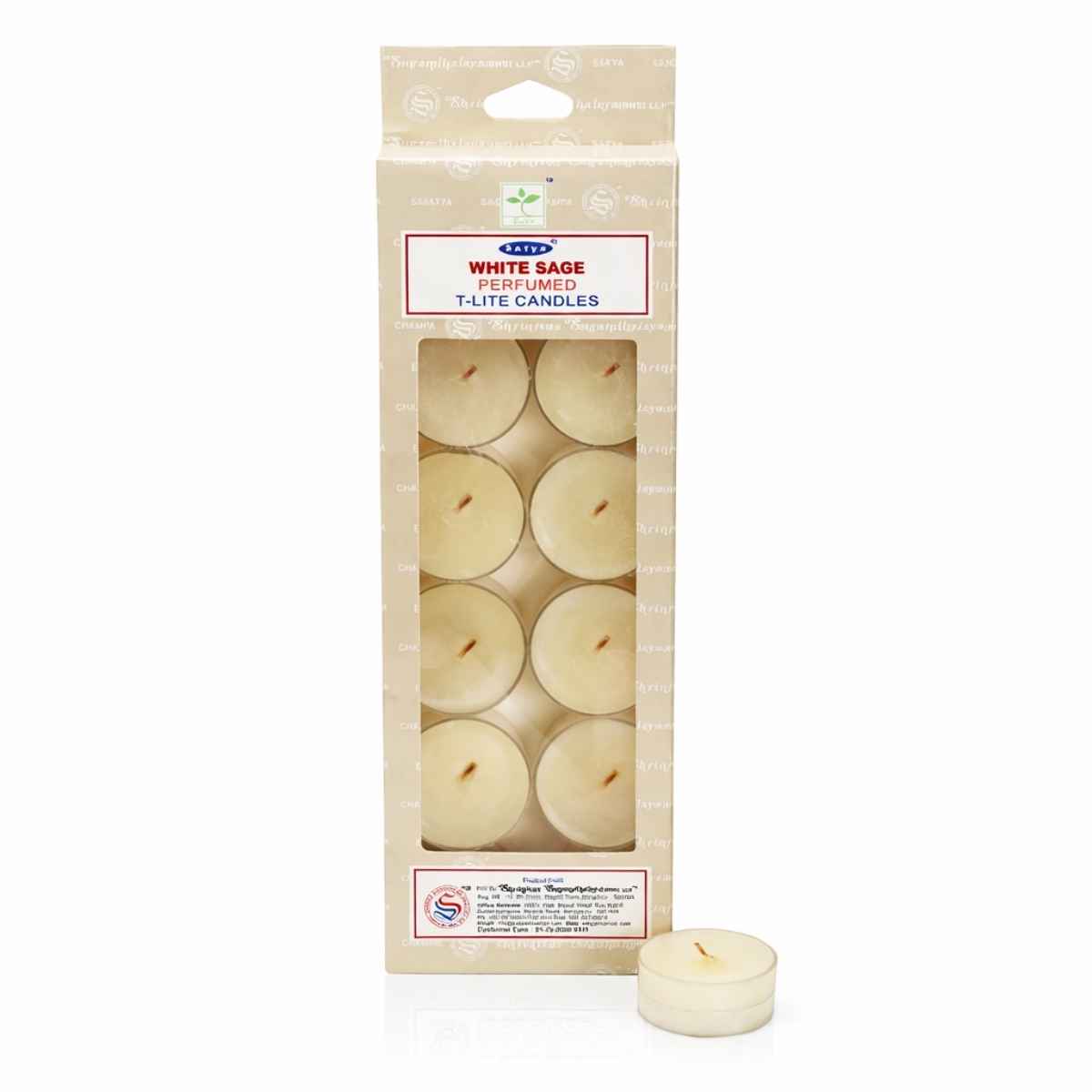 Vela Tealight Salvia Blanca
