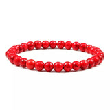 Pulsera Jaspe Rojo 6mm