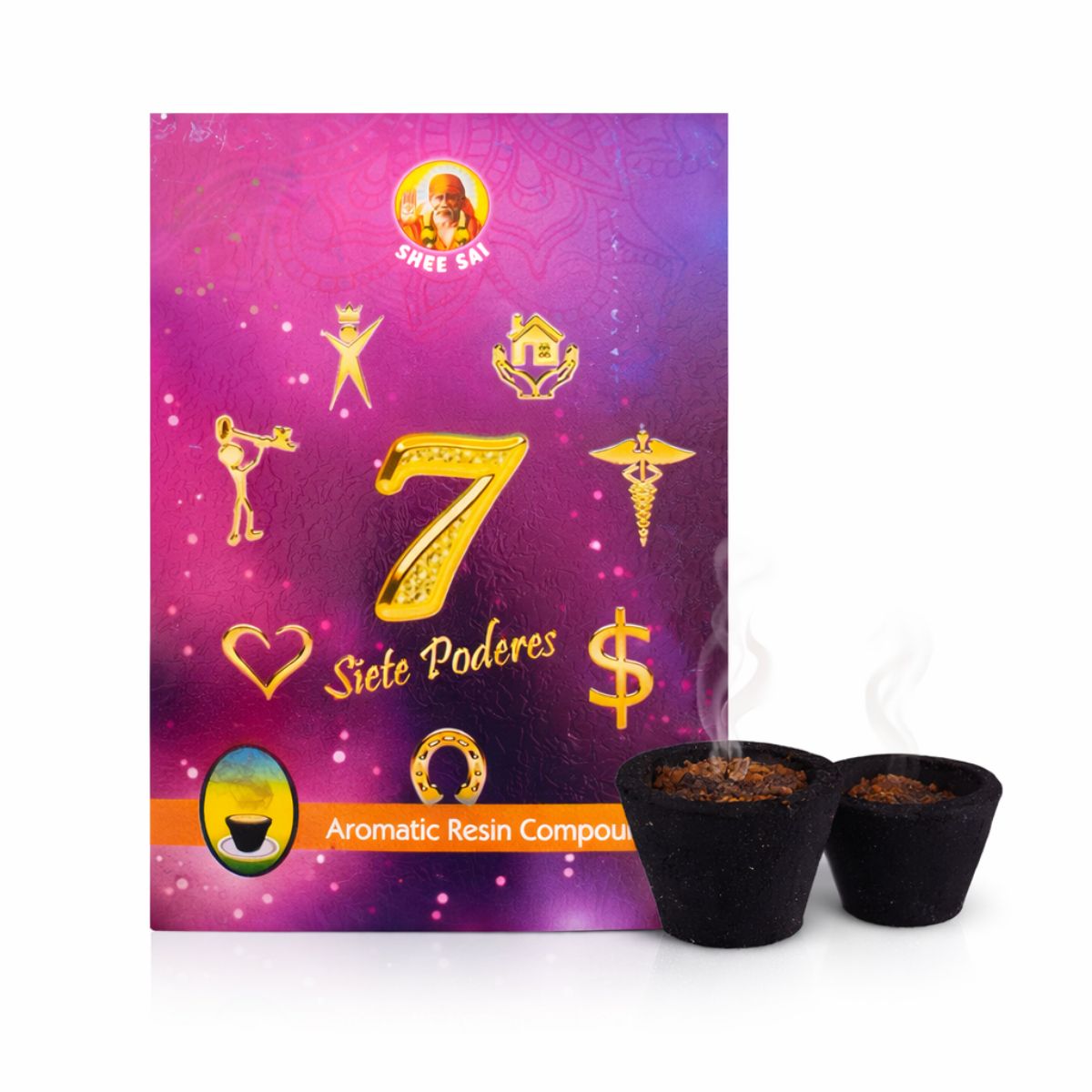 Copitas de Incienso 7 Poderes 12 copas