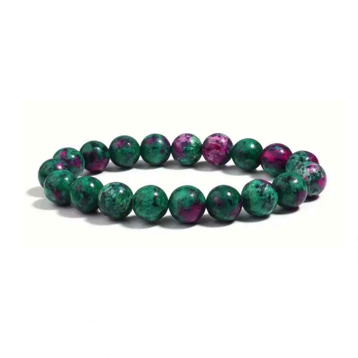 Pulsera Zoisita Rubi 8mm