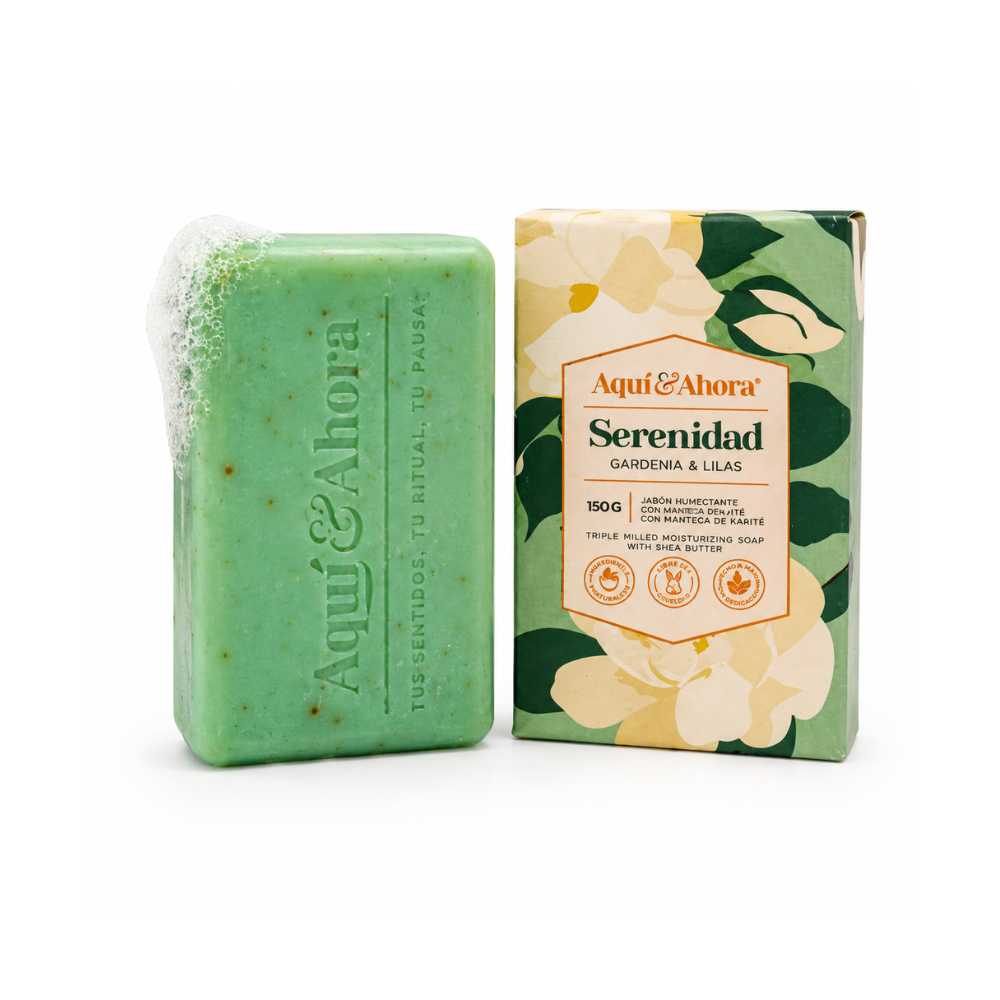 Jabón Aromático Serenidad Gardenia Lilas 150 Gr