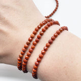 Pulsera Jaspe Rojo 6mm