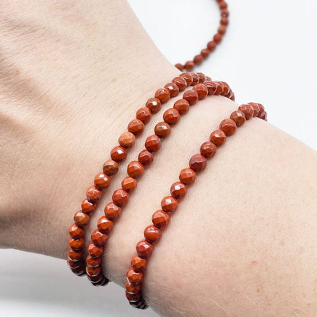 Pulsera Jaspe Rojo 6mm