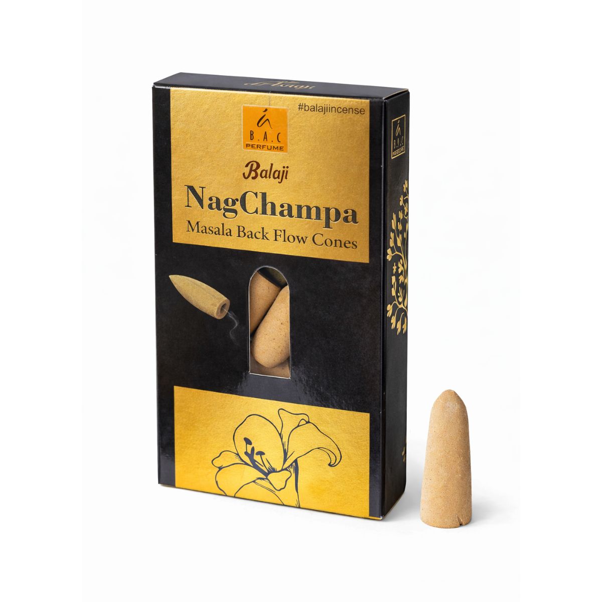 Incienso Cascada Nag Champa 10 conos
