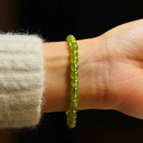 Pulsera Peridoto 6mm