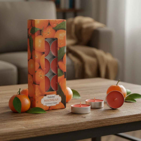 Vela Tealight Mandarina