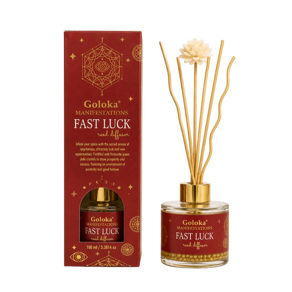 Difusor de Varilla Nag Champa con Jade Verde 100 mL